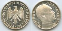 Deutschland Bundesrepublik Medaille versilbert GY836 - Konrad Adenauer 1876-1967 Kanzler -