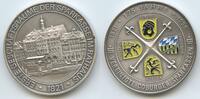Deutschland Bundesrepublik Silbermedaille Vereinigte Coburger Sparkassen 1821-1996 GX1284 - Coburg - Landkreis - Rodach - Neustadt - Rathaus Unzi...