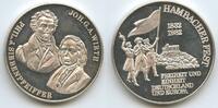 Deutschland Bundesrepublik Königreich Bayern Silbermedaille Hambacher Fest GX1346 - Philipp Jakob Siebenpfeiffer - Johann Georg August Wirth -