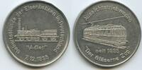 Deutschland Medaille Eisenbahn - Geburtsstunde der Eisenbahnen PA448 - Aussichtstriebwagen Adler 1835 - Der Gläserne Zug 1935 -
