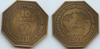 Deutschland Bundesrepublik Bronzemedaille GY126 - 10 Jahre ITB - Internationale Tourismus-Börse Berlin -
