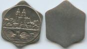 Alte Silbermedaille nd. Unbestimmt PA623 - Brücke - Stadtansicht Kirche Sehr Schön - Vorzüglich
