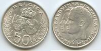 Belgien 50 Francs Silber H0376 - Belgica Baldouin & Fabiola Belgium -