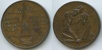 Deutsches Reich Weimar Sachsen Bronzemedaille Inflation, Notzeit GX171 - Hungermedaille Februar 1923 von Friedrich Hörnlein Sachsendenkmal -