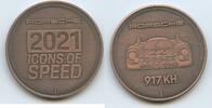 Deutschland Kalendermedaille Bronze PA649 - Porsche 917 KH Icons Of Speed -