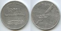 Deutschland Bundesrepublik Medaille PA616 - Opel Berufsausbildung - Berufe mit Zukunft - 125 Jahre Opel 1862-1987 -