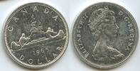 Kanada 1 Dollar Silber GS160 - Kanu Boot - Queen Elizabath II. 1952-2022 Canada -