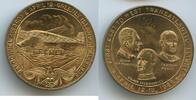 Vereinigten Staaten von Amerika Bronzemedaille vergoldet M284 - Whitehead-Hoag -Atlantk-Ost-West-Flug der Bremen - Europa-Amerika Flug -