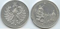 Große Aluminiummedaille 1891 Deutsches Reich - Schweiz Eidgenossenschaft GX152 - Internationale elektrotechnische Ausstellung zu Frankfurt am Mai...