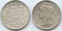 Portugal 50 Centavos Silber H0873 - Liberty Portuguesa -