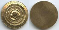 Österreich Linz Bronzeplakette vergoldet M#7255 - Internationale Hundeausstellung Linz A.D. Rassehundzuchtverein -