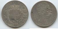 5 Lire Silber 1879 R Rom Italien Königreich GS838 - Umberto I. 1878-1900 Italy Sehr schön