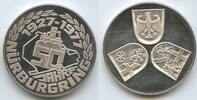 Deutschland Rheinland-Pfalz Nürburg Silbermedaille PA962 - 50 Jahre Nürburgring 1927-1977 -