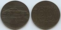 Deutschland Kalendermedaille PA965 - Porsche 911 turbo -