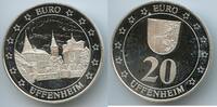 Bundesrepublik Deutschland Bayern Medaille 20 Euro Silber PA136 - Uffenheim - 100 Jahre örtlicher Gewerbeverein -