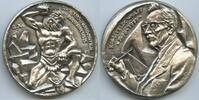 Italien Bozen Riesen Silbermedaille A240 - 100. Geburtstag Karl Felix Wolff geb. 1879 Südtiroler Volkskundler -