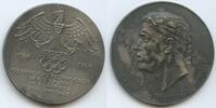 Österreich Große Bronzemedaille versilbert M#0347 - Ehrenmedaille des ÖOC - Olympische Festwochen 1954 SUP