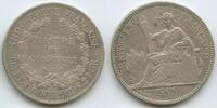 Französisch Indochina 1 Piastre Silber GS1044 - French Indochina -