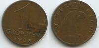 Österreich 1 Groschen G4167 - Adler RARES JAHR 1.Republik Austria -