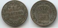 Bayern Königreich 1 Kreuzer Silber G14279 - Maximilian II. Joseph 1848-1864 -