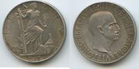 Italien Königreich 10 Lire Silber 1936 R Rom M#3084 - RAR Italy Vittorio Emanuele III. 1900-1946 TTB-SUP, Patina
