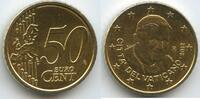 Vatikan 50 Euro Cents 2012 R G6758 - Papst Benedictus XVI. Città del Vaticano Vatican City Fast unzirkuiert, vergoldet