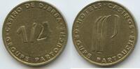 Tunesien ½ Dinar Casino Chip Spielmarke Jeton Token G11140 - Casino De Djerba - Groupe Partouche - Tunisia -
