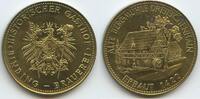 Deutschland Frankfurt am Main Bronzemedaille Biermarke G11090 - Alte Bergmühle Dreieichenhain - Binding-Brauerei Historischer Gasthof -