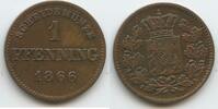 Bayern Königreich 1 Pfennig G14300 - Ludwig II. 1864-1886 -