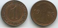 Deutsches Reich Weimar 1 Reichspfennig S0401 - Germany Weimar Republic -