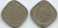 Indien Britisch 1/2 Anna (½ Anna) G6054 - King George VI. 1936-1952 British India -