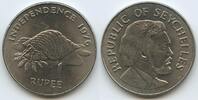 Seychellen 1 Rupee G11472 - Declaration of Independence James Mancham Triton Conch shell Seychelles -