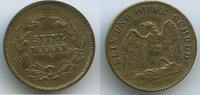 Deutsches Reich Kaiserreich Spielmarke Rechenpfennig Spielgeld G4380 - Rein und ohne Schuld - Adler - Spielmünze ALT Jeton -