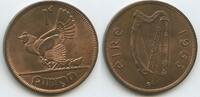 Irland Republik 1 Penny (1 Pingin) G7784 - Henne mit Küken Ireland Éire - Hen with Chicks -