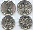 Griechenland 10 + 20 Lepta M#6421 - Stier Hengst Greece -