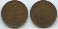 Österreich Italien Lombardei Venetien 5 Centesimi G5614 - Franz Joseph I. 1848-1916 Italian States Lombardy-Venetia -