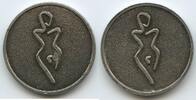 Unbestimmt Medaille Sexmarke Token G11047 - Nackte Frau - Erotik Liebe -