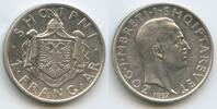Albanien 1 Frang Ar Silber H0351 - King Zog Shqipëria Albania -