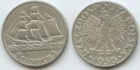 Polen 5 Złotych (5 Zloty) Silber M#3232 - Segelschiff Gdynia Seaport Poland Polskich Polska -