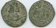 RDR Bistum Olmütz - Königreich Böhmen 3 Kreuzer (Groschen) Silber M#3036 - Karl von Liechtenstein-Kastelkorn 1664-1695 -