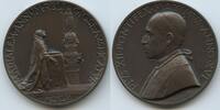 Vatikan Italien-Kirchenstaat Rom Roma Große Bronzemedaille M#8481 - Ausrufung des marianischen Jahres - Papst Pius XII. 1939-1958 -