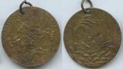 Ungarn Alte Sankt Georgsmedaille G10975 - Heiliger Georg Drachentöter Schiff Religiöse Medaille -