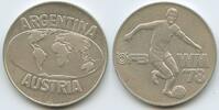 Österreich - Argentinien Silbermedaille GX1278 - ÖFB WM´78 Fussball Weltmeisterschaft Argentina - Austria -
