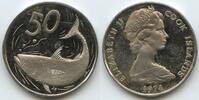 Cook Inseln - Cook Islands 50 Cents G12418 - Bonito Fisch Elizabeth II. Cookinseln -