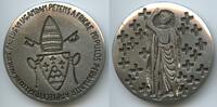Vatikan Italien-Kirchenstaat Rom Große Silbermedaille Papst Paul VI. 1963-1978 M#8753 - Zur Erinnerung an den Besuch von Papst Paul VI. in Uganda -