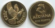 Österreich Glücksbringer Glücksmünze Neujahrsmünze L2353 - Aldiana Club Resorts - Frieden - Friedensvogel -