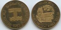 Schweden Sweden 10 Kronor Bronzemedaille M#5068 - Lokalmynt Trelleborg - Sankt Nicolai Kyrka -