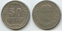 Ungarn Magyar Királyság 50 Filler G14779 - Admiral Miklos Horty Hungary -