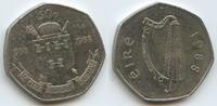Irland 50 Pence G6419 - Dublin Millennium 988-1988 Ireland Éire -