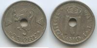 Norwegen 25 Öre (25 Øre) G4902 - Haakon VII. 1905-1957 Norge Norway -